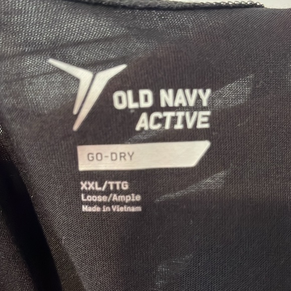 Old Navy active go dry XXL black T-shirt short sleeve top Never Worn plus size - Picture 6 of 6
